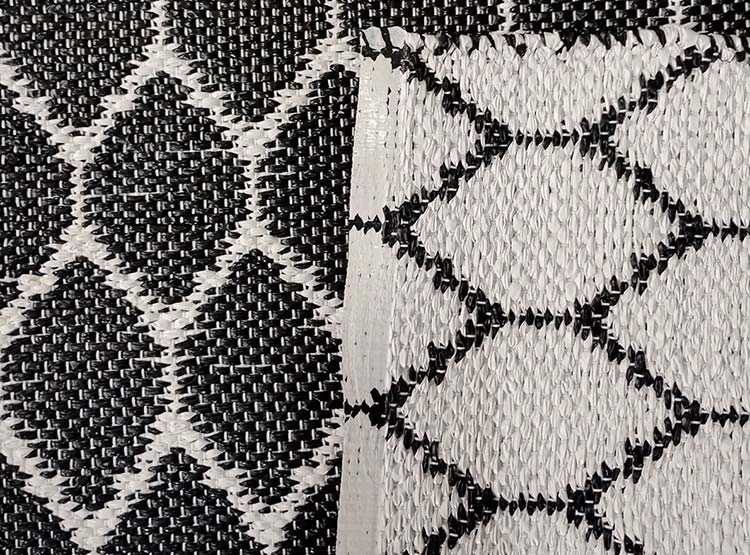 ALFOMBRA IDETEX KALA PVC D1 EXTERIOR 160 X 230 CM NEGRO - 3