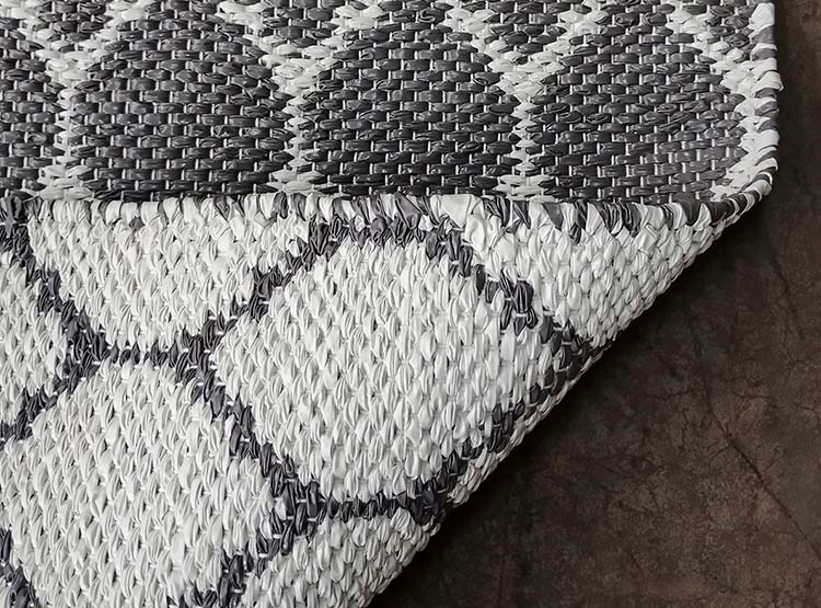 ALFOMBRA IDETEX KALA PVC D1 EXTERIOR 160 X 230 CM GRIS - 3