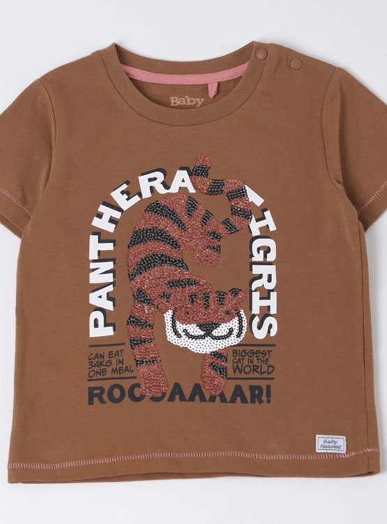 POLERA NIÑO BABY HARVEST ESTAMPADA MILITAR CON BOLSILLO  - 3