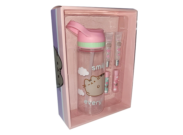 SET BOTELLA 4 LIPS GLOSS ROSA - 3