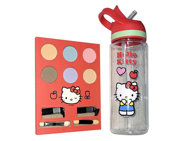SET MAQUILLAJE GIFT BOTELLA HELLO KITTY - 3