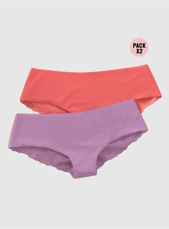 PACK CALZÓN MUJER LEONISA 12946X2