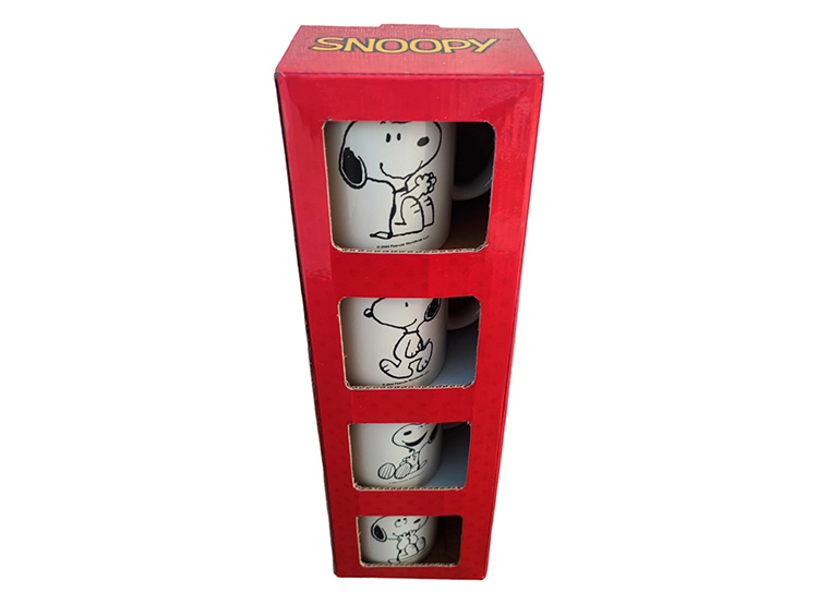 SET 4 TAZONES COLECCIÓN SNOOPY CERÁMICA