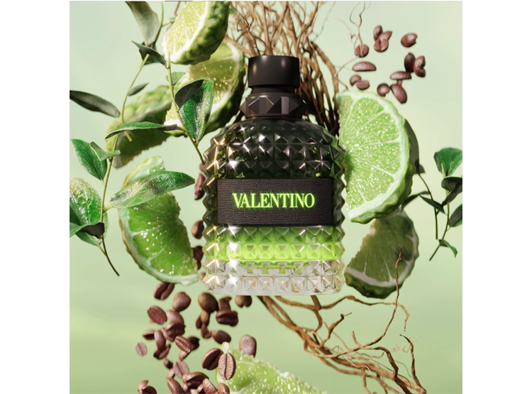 PERFUME HOMBRE BORN IN ROME UOMO GREEN STRAVAGANZA VALENTINO EDT 50 ML - 3