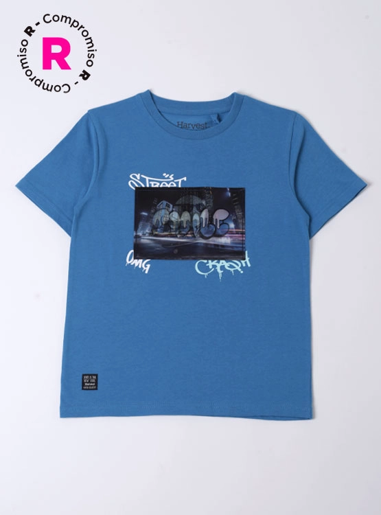 POLERA MANGA CORTA NIÑO HARVEST