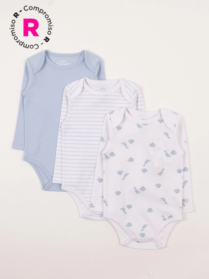 PACK X3 BODY UNISEX BABY HARVEST - 1