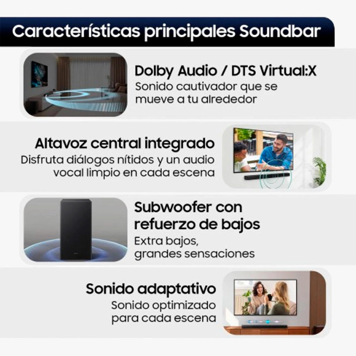 SOUNDBAR SAMSUNG HW-B650D 3.1 CH  - 5