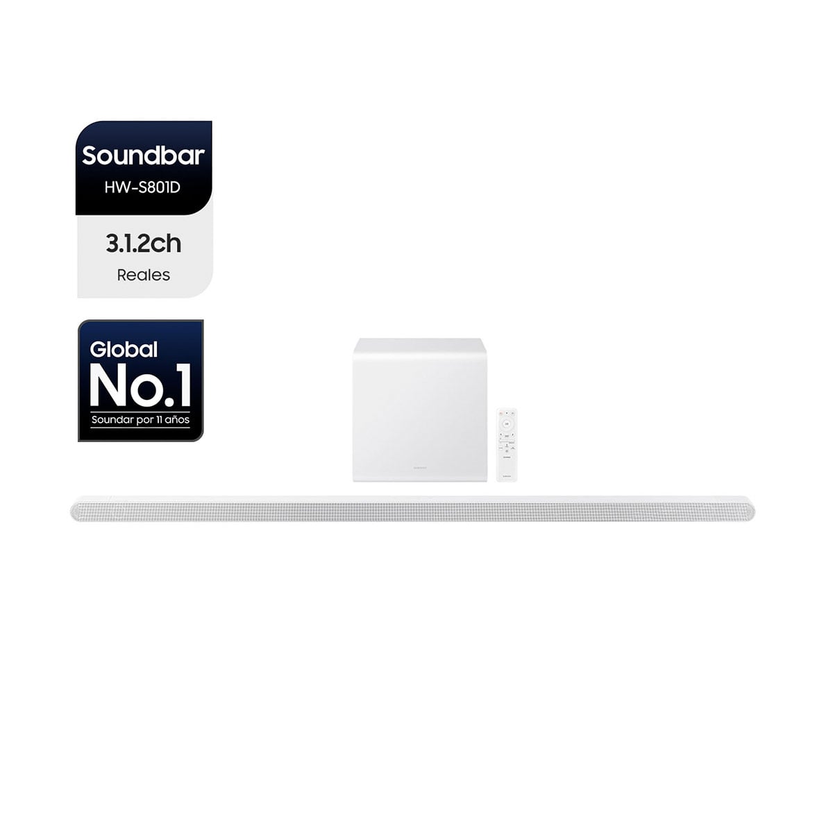 SOUNDBAR SAMSUNG ULTRA SLIM HW-S801D 3.1.2 CH  - 4