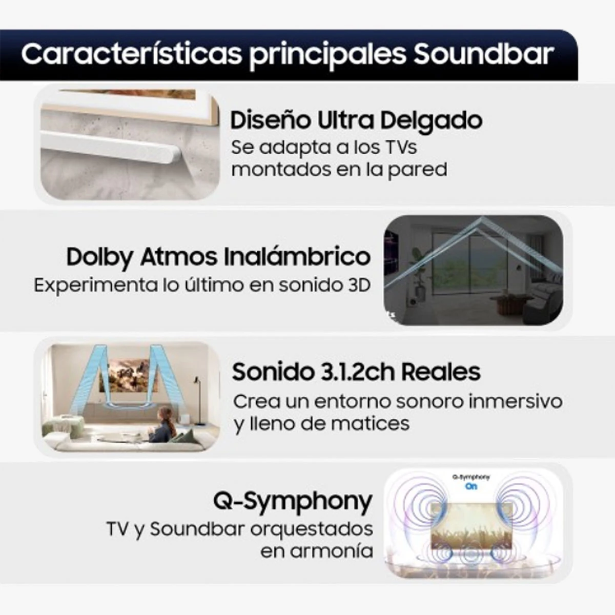 SOUNDBAR SAMSUNG ULTRA SLIM HW-S801D 3.1.2 CH  - 5
