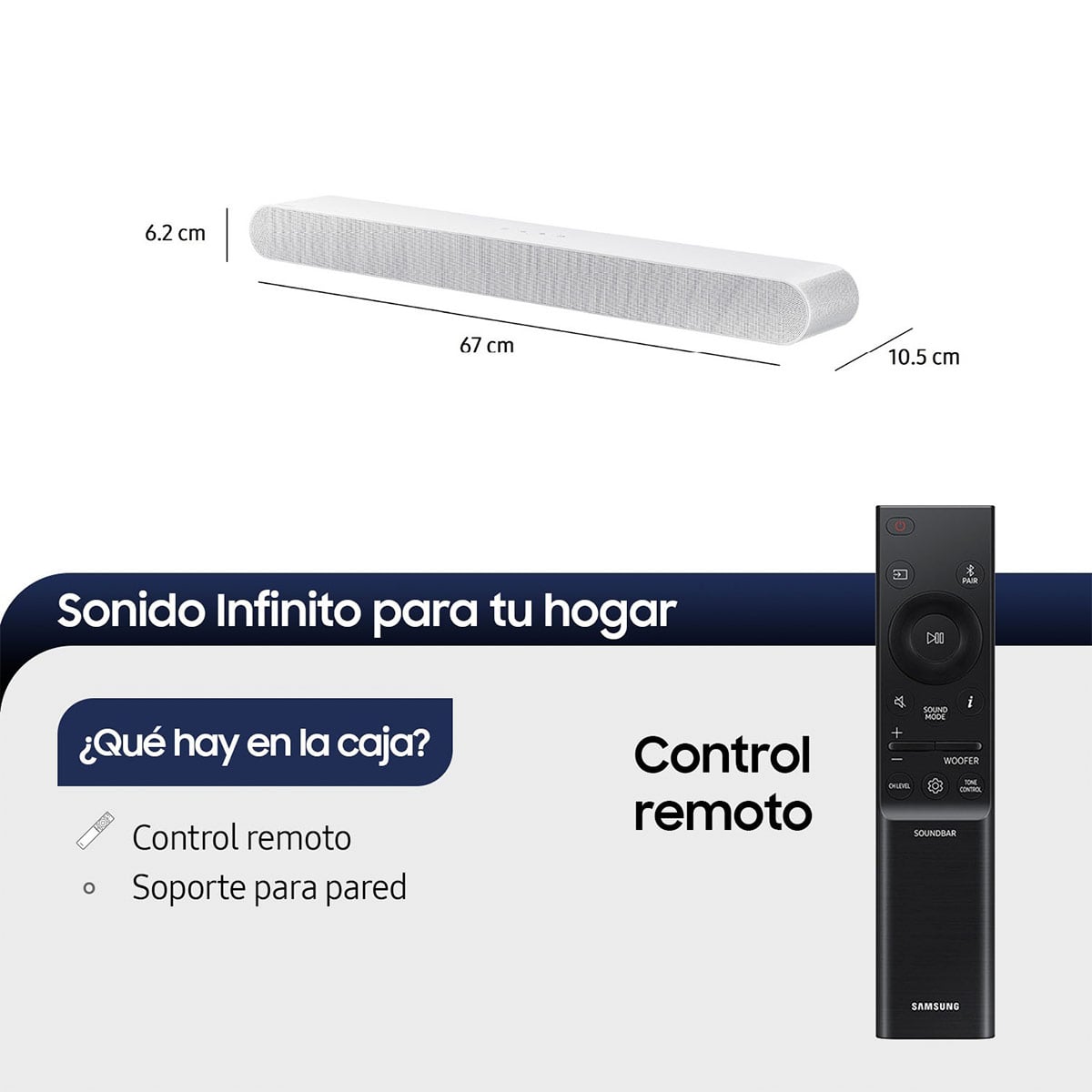 SOUNDBAR SAMSUNG S-SERIES HW-S61D 5,0 CH - 3