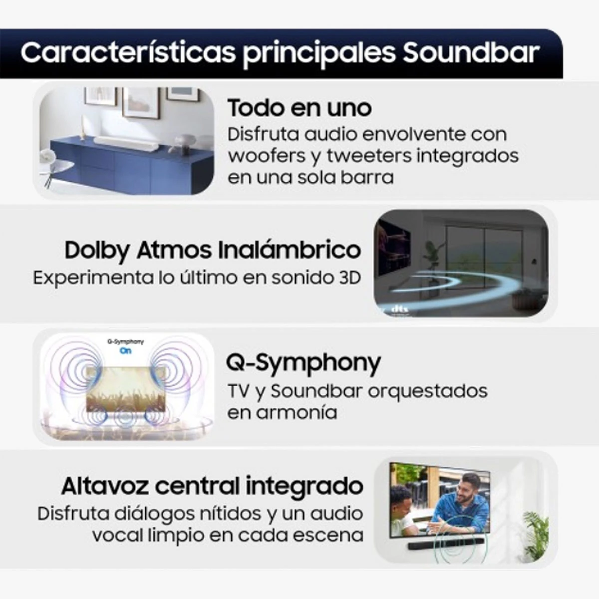 SOUNDBAR SAMSUNG S-SERIES HW-S61D 5,0 CH - 5
