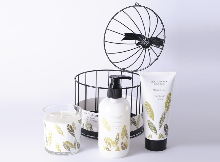 SET BODY SECRET BASKET FRESH ROSE