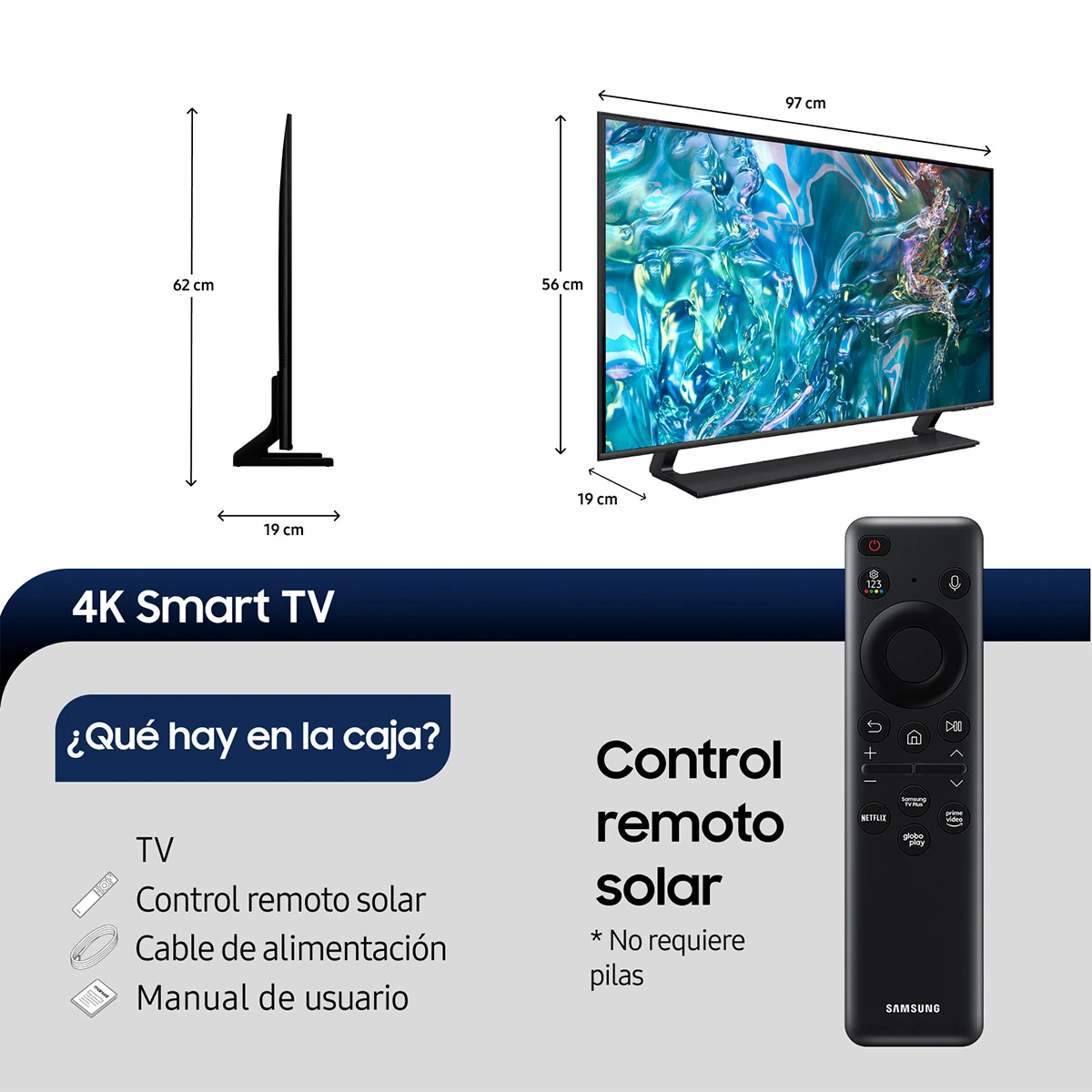 SMART TV SAMSUNG QLED 4K UHD 43” Q65D - 3