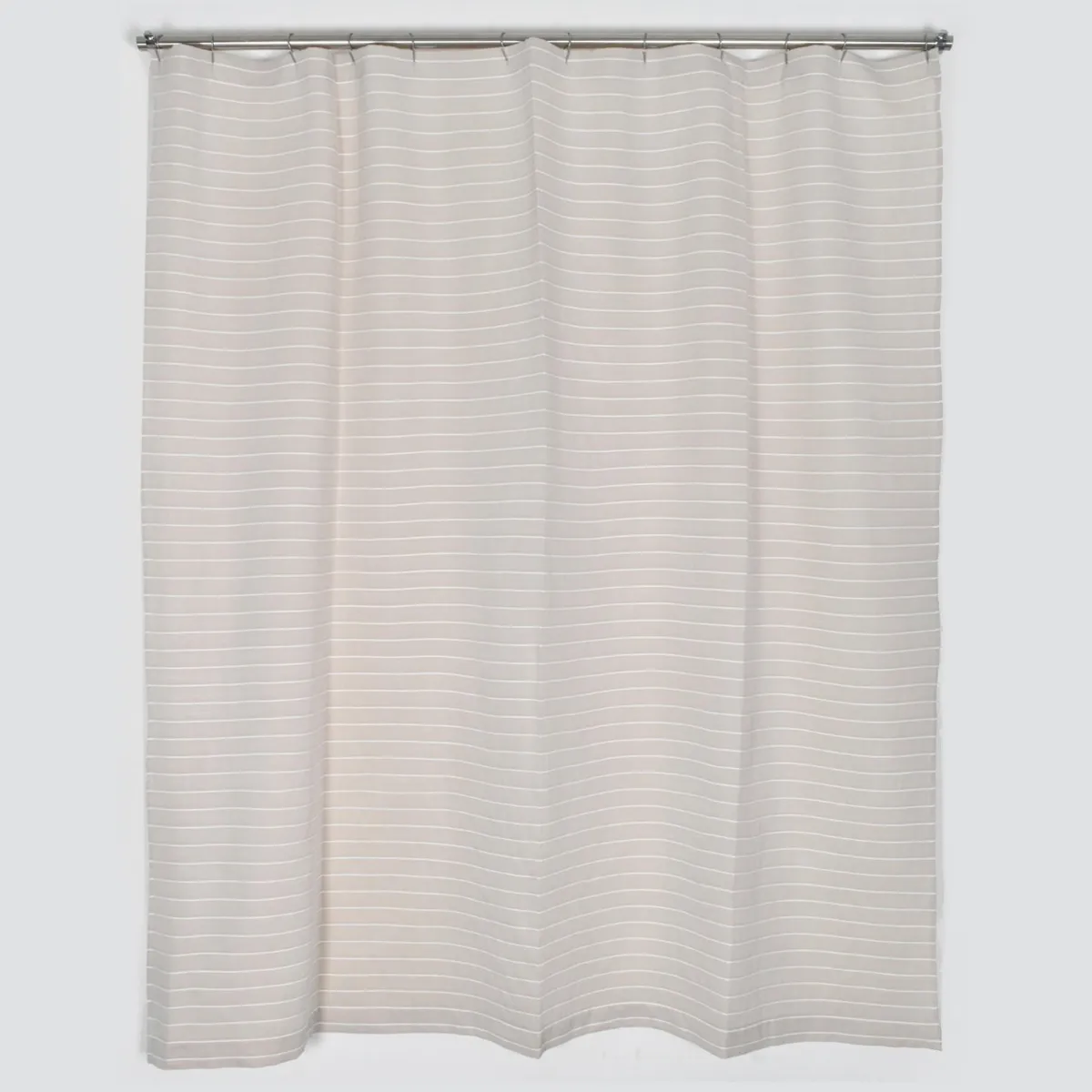 CORTINA RIPLEY HOME BAÑO LINEAS TAUPE 180X180 - 1