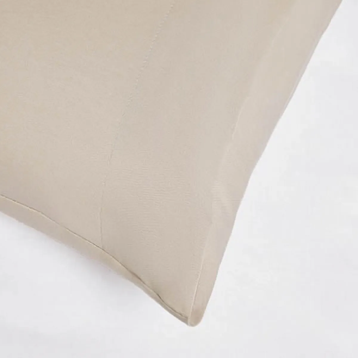 SET X2 FUNDA ALMOHADA RIPLEY HOME ALGODÓN TAUPE 50X70 200 HILOS - 3
