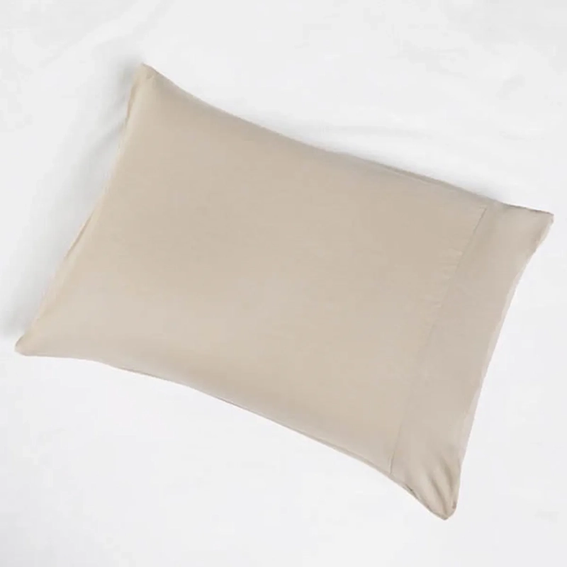 SET X2 FUNDAS ALMOHADA RIPLEY HOME 200 HILOS 50X90 CM TAUPE - 1