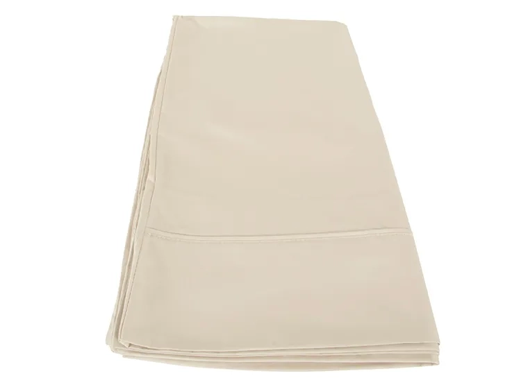 SET X2 FUNDAS ALMOHADA RIPLEY HOME 144 HILOS 50X70 CM TAUPE - 1