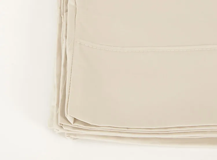 SET X2 FUNDAS ALMOHADA RIPLEY HOME 144 HILOS 50X70 CM TAUPE - 3