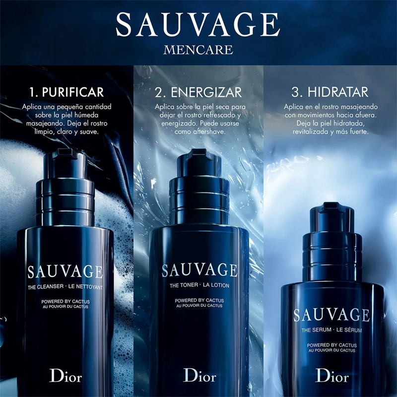 LIMPIADOR FACIAL DIOR SAUVAGE 125 ML - 9