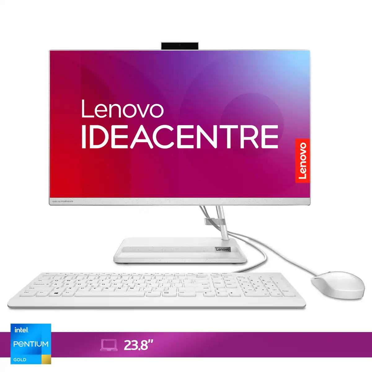 ALL IN ONE LENOVO IDEACENTRE AIO 3 INTEL PENTIUM GOLD 8GB RAM 256GB SSD 23.8" - 1