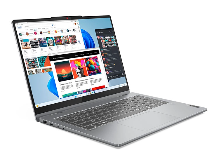 NOTEBOOK LENOVO IDEAPAD 5 2EN1 AMD RYZEN 7 16GB RAM 512GB SSD PANTALLA TOUCH 14” WUXGA - 4