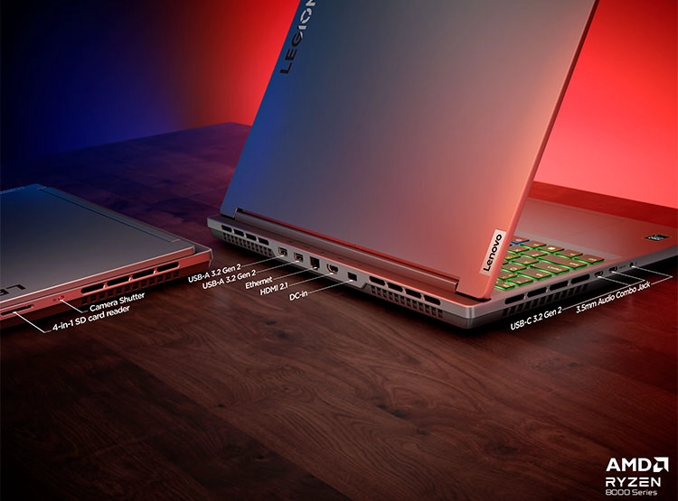 NOTEBOOK LENOVO LEGION SLIM 5 AMD RYZEN 7 16GB RAM 1TB SSD NVIDIA RTX 4060 16” WQXGA - 8