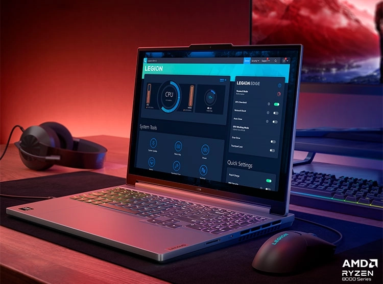 NOTEBOOK LENOVO LEGION SLIM 5 AMD RYZEN 7 16GB RAM 1TB SSD NVIDIA RTX 4060 16” WQXGA - 9