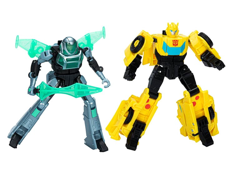 FIGURA DE ACCIÓN TRANSFORMERS EARTH SPARK CYBER-COMBINER BUMBLEBEE Y MO MALTO - 2