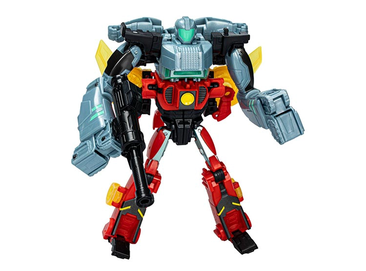 FIGURA DE ACCIÓN TRANSFORMERS EARTH SPARK CYBER-COMBINER TERRAN TWITCH Y ROBBY MALTO - 4