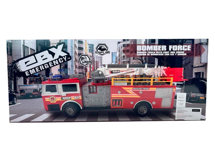 VEHÍCULO EBX EMERGENCIA BOMBEROS 50CM - 5