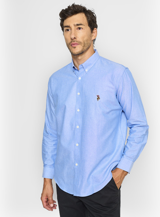 CAMISA MANGA LARGA ALGODÓN HOMBRE US POLO ASSN  - 1