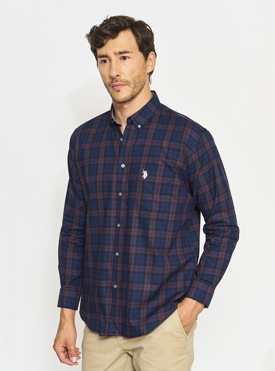 CAMISA MANGA LARGA ALGODÓN HOMBRE US POLO ASSN  - 1