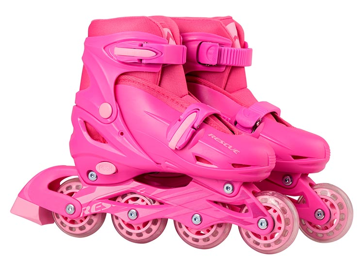 PATÍN ROLLER AJUSTABLE TALLA 34-37 FUCSIA - 1