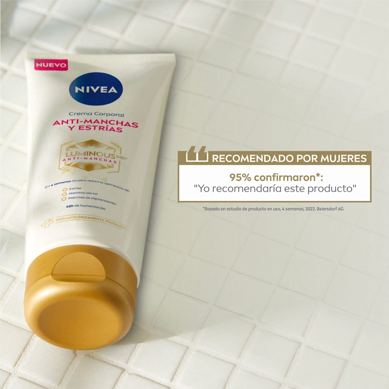 CREMA CORPORAL NIVEA HIDRATANTE ANTIESTRIAS LUMINOUS630 200 ML - 4