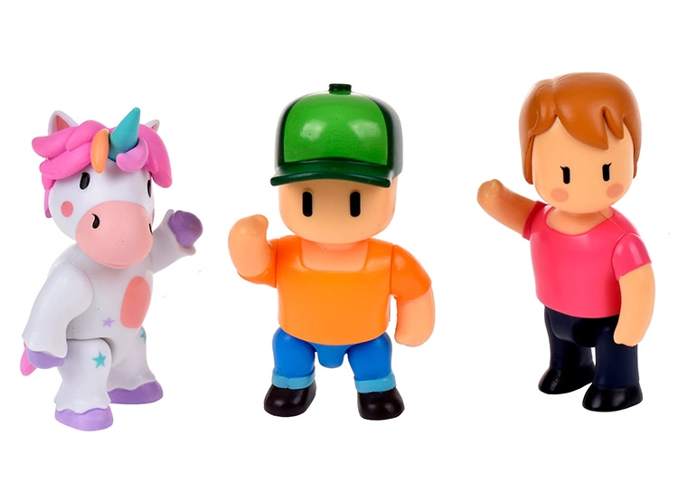 PACK 3 FIGURAS 8 CMS ARTICULADAS STUMBLE GUYS - MODELO ALEATORIO - 3