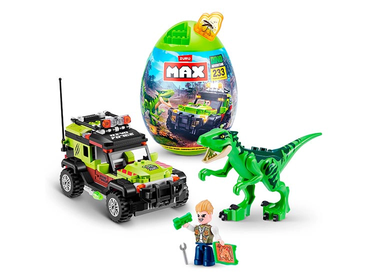 SET 233 BLOQUES MAX DINO ESCAPE EN HUEVO - 1