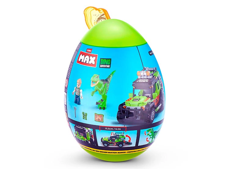 SET 233 BLOQUES MAX DINO ESCAPE EN HUEVO - 4