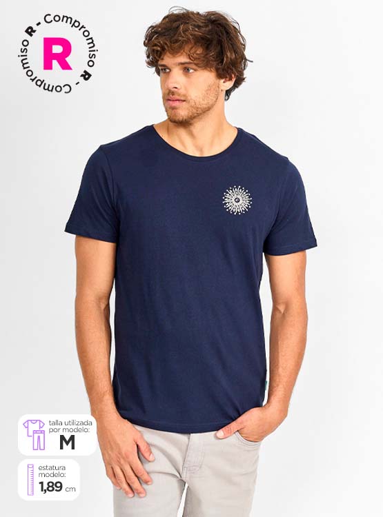 POLERA MANGA CORTA ALGODÓN HOMBRE CLOUDBREAK PRINT - 1