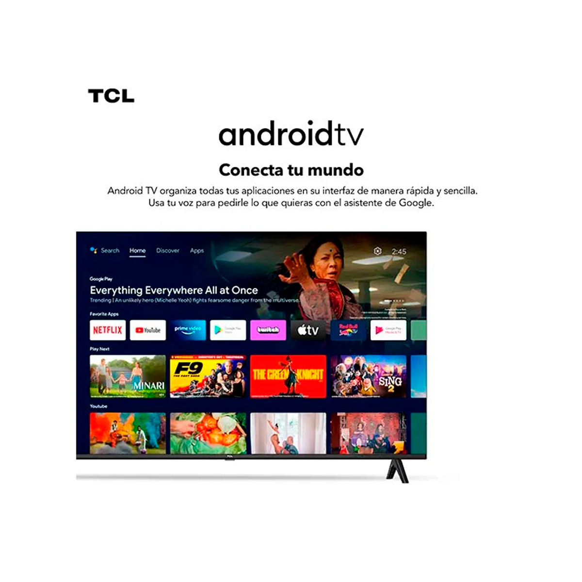 SMART TV TCL FHD 43" S4500 Negro, foto 7