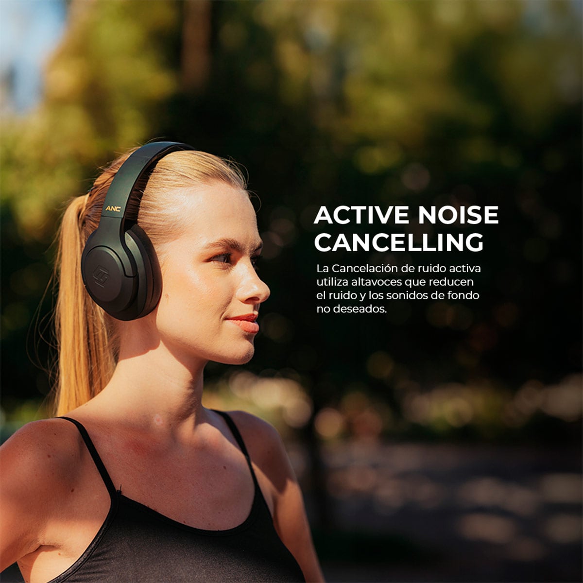 AUDÍFONOS SLEVE BT ON EAR PULSE ANC BLUE - 5