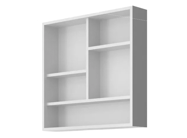 MUEBLE DE BAÑO BE DESIGN AÉREO ESPEJO MDP 2 PUERTAS BLANCO - 2