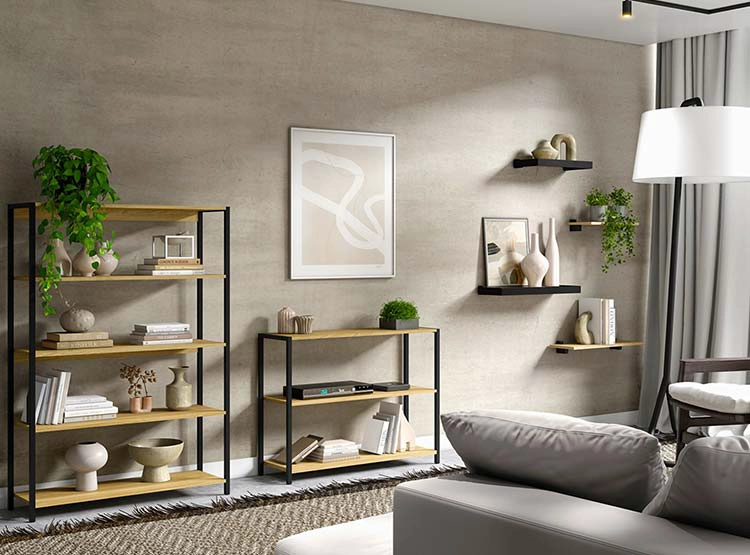 ESTANTE BE DESIGN NEW YORK 5 REPISAS MDP - 4