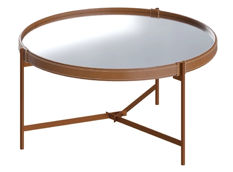 MESA DE CENTRO BE DESIGN AQUA COOPER MDF CAFÉ 71 X 71 CM - 1