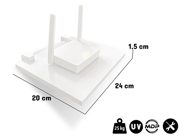 REPISA BE DESIGN ROUTER BLANCO MDP - 4