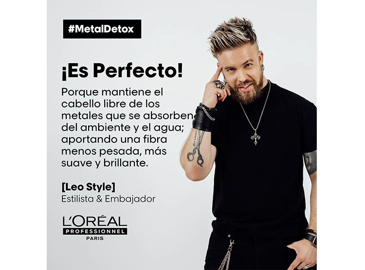 SHAMPOO L'ORÉAL PROFESSIONNEL METAL DETOX ANTIQUIEBRE CABELLO DAÑADO TINTURADO 500 ML - 6