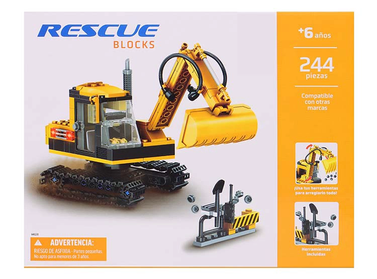 BLOQUES DE CONSTRUCCIÓN RETROESCAVADORA 244 PZS   - 1