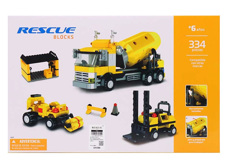 BLOQUES DE CONSTRUCCIÓN SET CONSTRUCCIÓN 334 PZS - 1