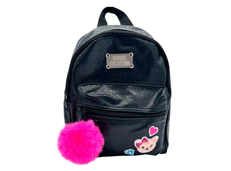 MOCHILA FASHION BLACK BOSQUE ENCANTADO - 1