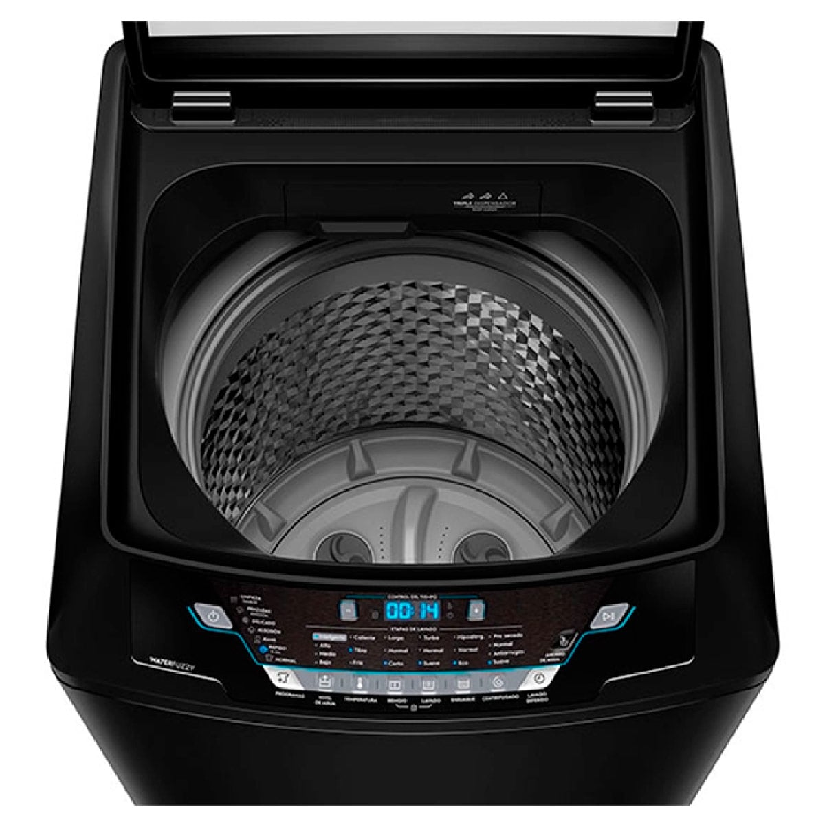 LAVADORA CARGA SUPERIOR FENSA PREMIUM CARE 21 21KG NEGRO - 6