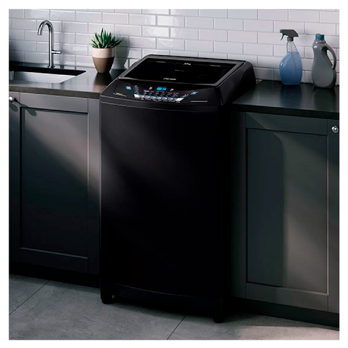 LAVADORA CARGA SUPERIOR FENSA PREMIUM CARE 21 21KG NEGRO - 10